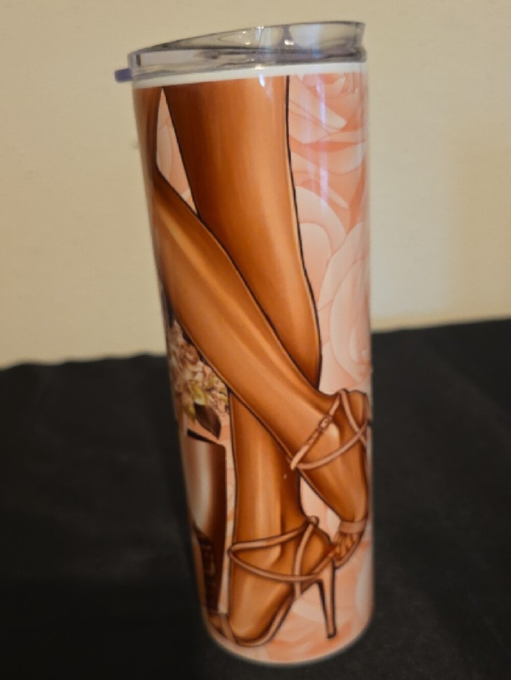 Fashion Leopard Print Tall Tumbler - Blush & Gold Set - Picture 12 of 12